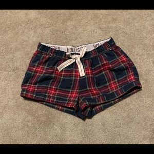 Hollister Plaid Pajama Shorts